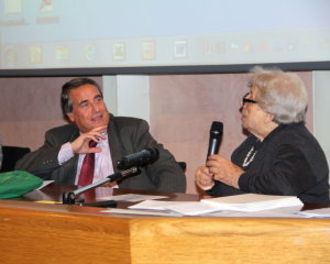il presidente Angelo Peticca e la prof.ssa Isa Guastalla